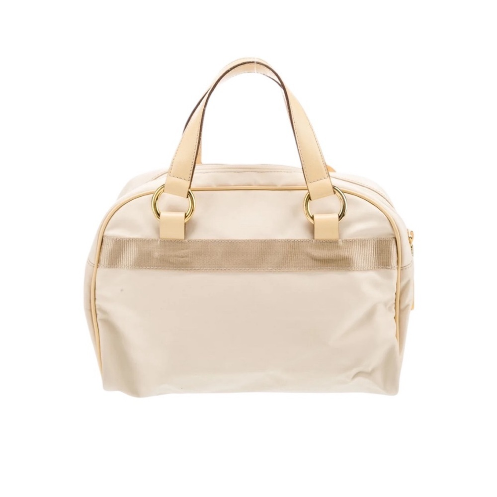 MOSCHINO Cream and Gold Nylon Shoulder Bag - Picture 3 of 4